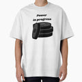 power in progress Minimal Fitness by AchraffPrint Unisex T-shirt, Sweatshirt, Hoodie, Long Sleeve Tee - T-Shirt, Sweatshirt, Hoodie