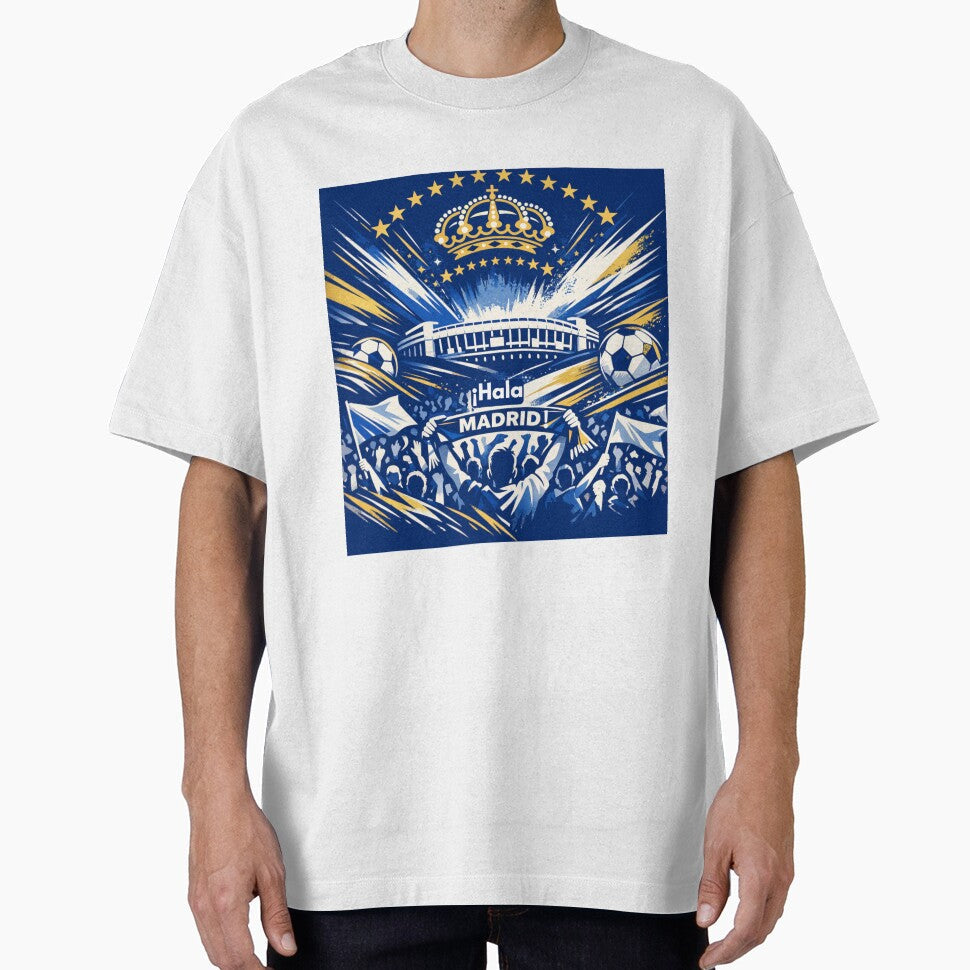 Hala Madrid ! - Real Madrid by SPORT NATION ART Unisex T-shirt, Sweatshirt, Hoodie, Long Sleeve Tee - T-Shirt, Sweatshirt, Hoodie