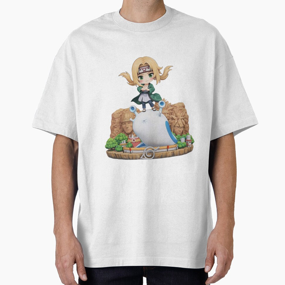Chibi Tsunade and Katsuyu by pongskiepongs Unisex T-shirt, Sweatshirt, Hoodie, Long Sleeve Tee - T-Shirt, Sweatshirt, Hoodie