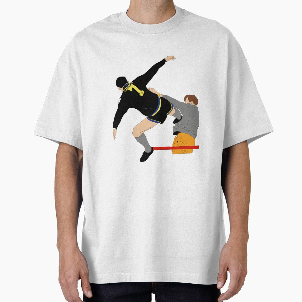 Eric Cantona's Kick by historic-photos Unisex T-shirt, Sweatshirt, Hoodie, Long Sleeve Tee - T-Shirt, Sweatshirt, Hoodie