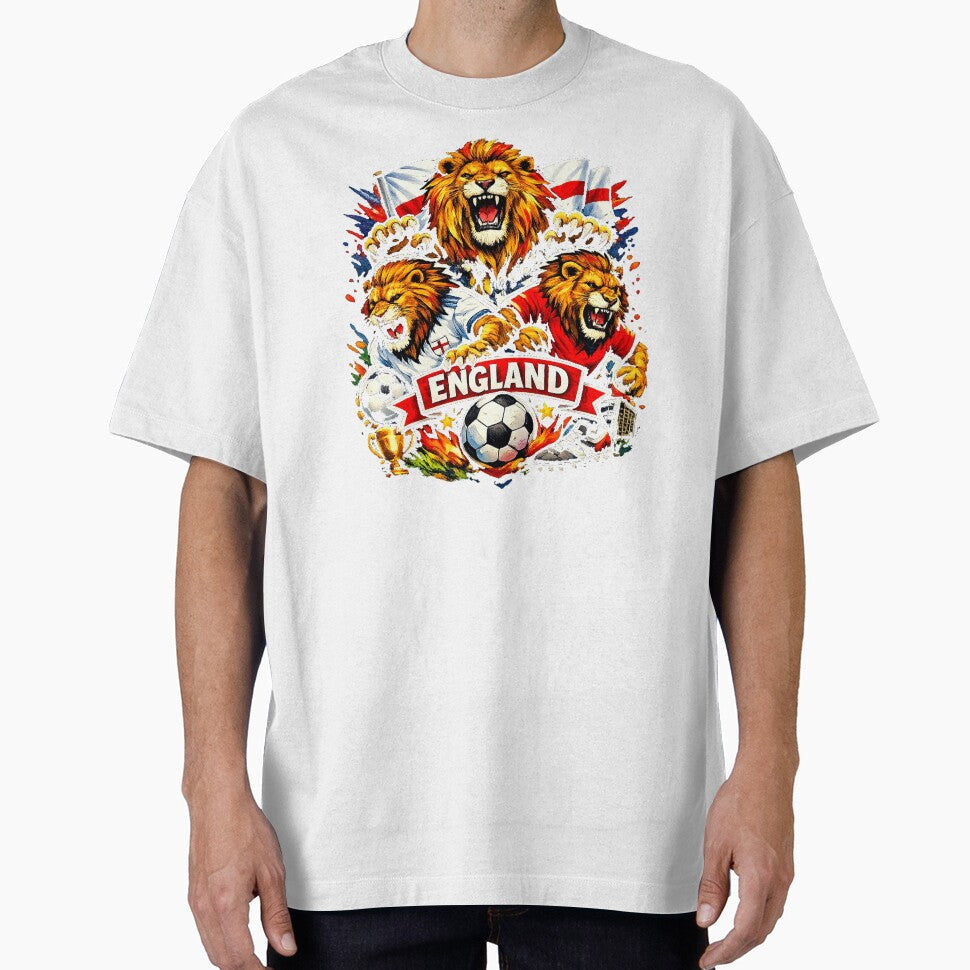 England Soccer Supporter by Modefissi Unisex T-shirt, Sweatshirt, Hoodie, Long Sleeve Tee - T-Shirt, Sweatshirt, Hoodie