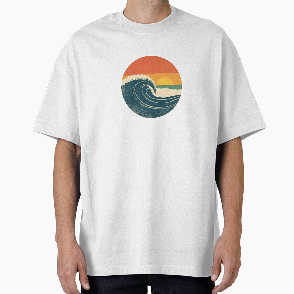 Vintage Screenprint Surf by garts Unisex T-shirt, Sweatshirt, Hoodie, Long Sleeve Tee - T-Shirt, Sweatshirt, Hoodie