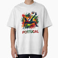 Portugal Soccer Fan T-Shirt | Red Green Football Pride Tee | Portuguese Fan Gift 2026 by 3ac-Arts - T-Shirt, Sweatshirt, Hoodie
