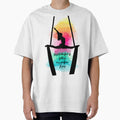 Aerial Silks 'Fear of Falling' Quote Rainbow by PoleLife Unisex T-shirt, Sweatshirt, Hoodie, Long Sleeve Tee - T-Shirt, Sweatshirt, Hoodie