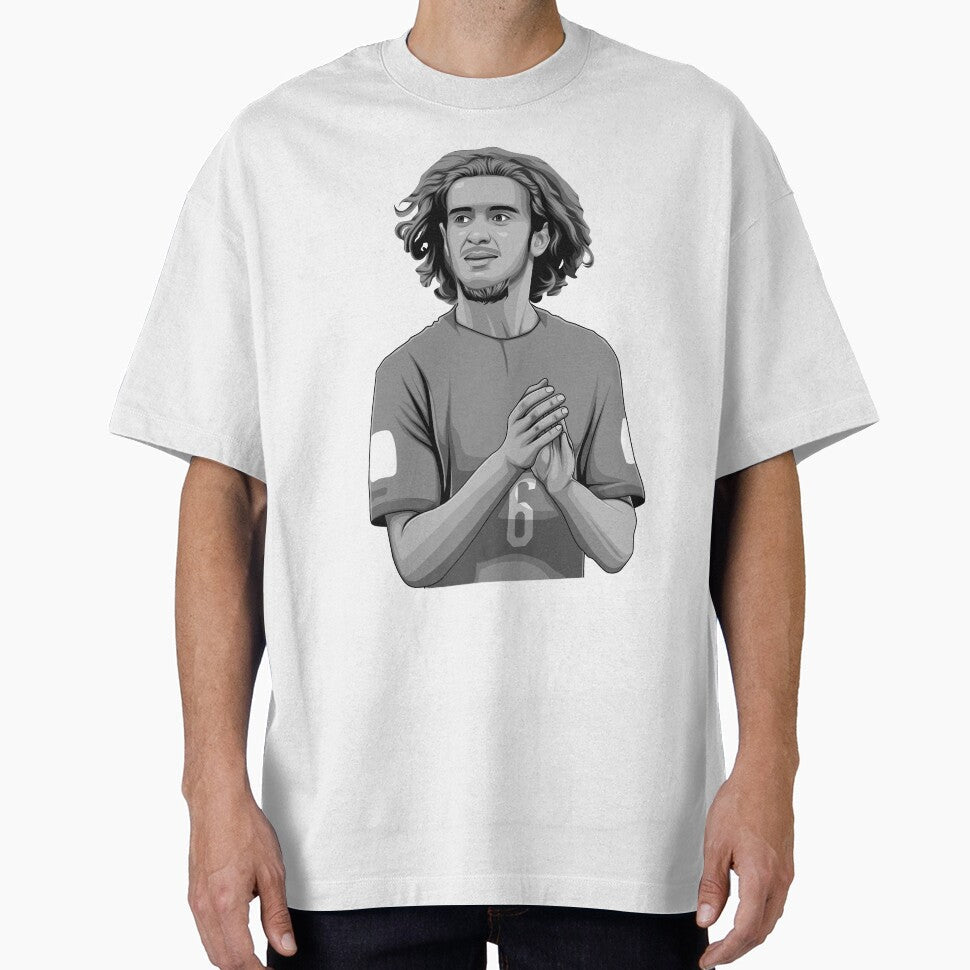 Ayyoub Bouaddi Black and White Version by Aldduardo Unisex T-shirt, Sweatshirt, Hoodie, Long Sleeve Tee - T-Shirt, Sweatshirt, Hoodie
