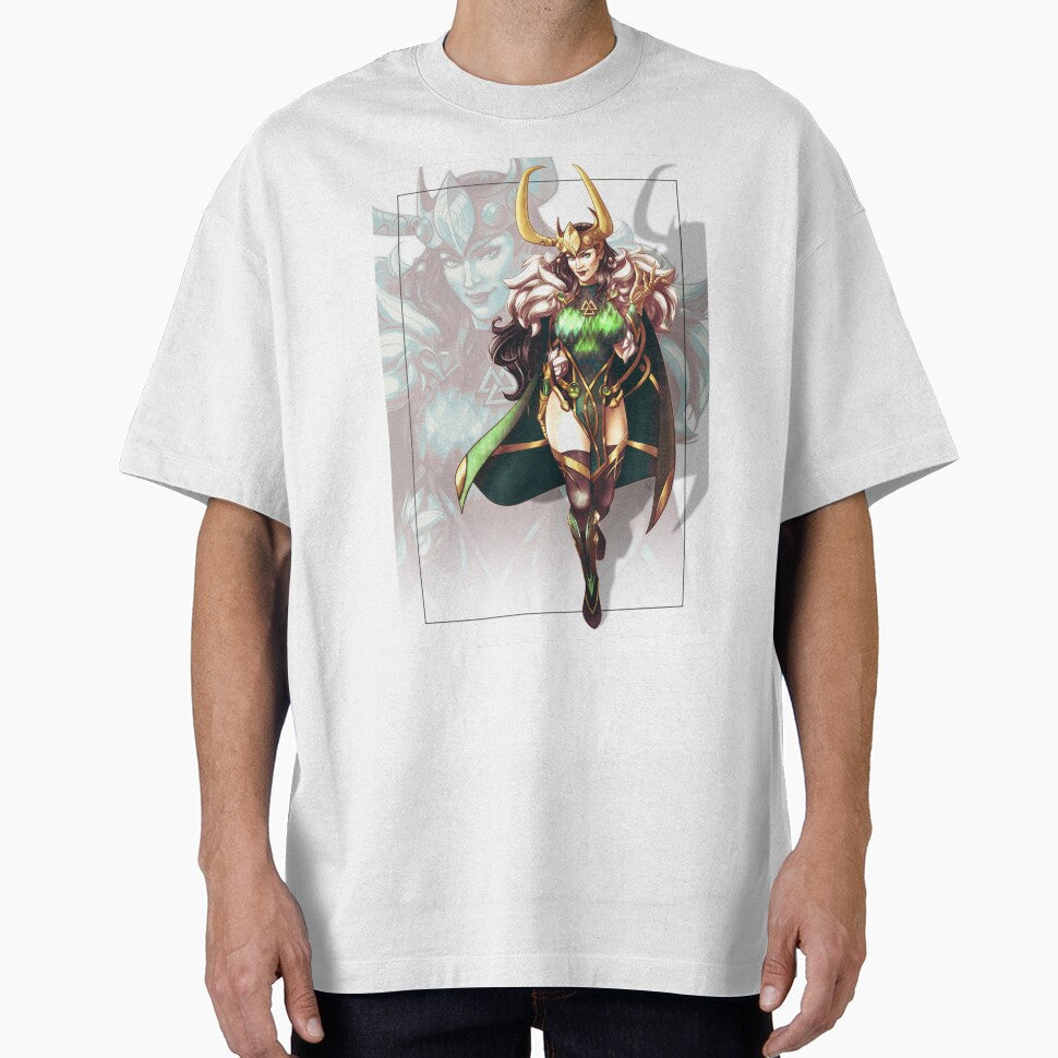 Lady Loki by Shop Lunarella Unisex T-shirt, Sweatshirt, Hoodie, Long Sleeve Tee - T-Shirt, Sweatshirt, Hoodie
