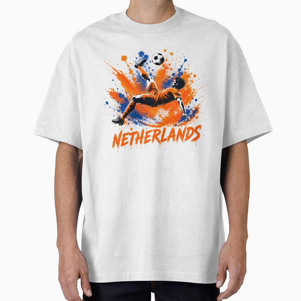 Netherlands Soccer Fan T-Shirt | Bright Orange Football Pride Tee | Dutch Fan Gift 2026 by 3ac-Arts - T-Shirt, Sweatshirt, Hoodie