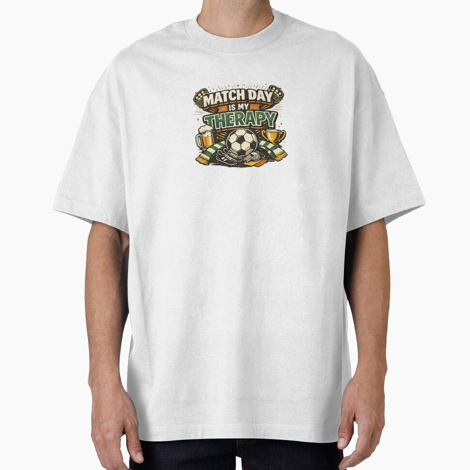 Match Day Football Therapy Design by Bloom & Charm Studio Unisex T-shirt, Sweatshirt, Hoodie, Long Sleeve Tee - T-Shirt, Sweatshirt, Hoodie