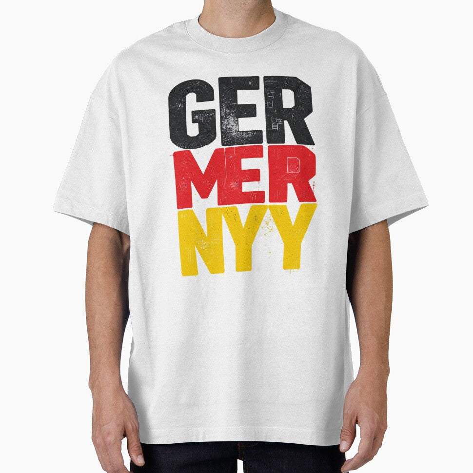 Germany Electric Fracture Football Tee by jackbermess Unisex T-shirt, Sweatshirt, Hoodie, Long Sleeve Tee - T-Shirt, Sweatshirt, Hoodie