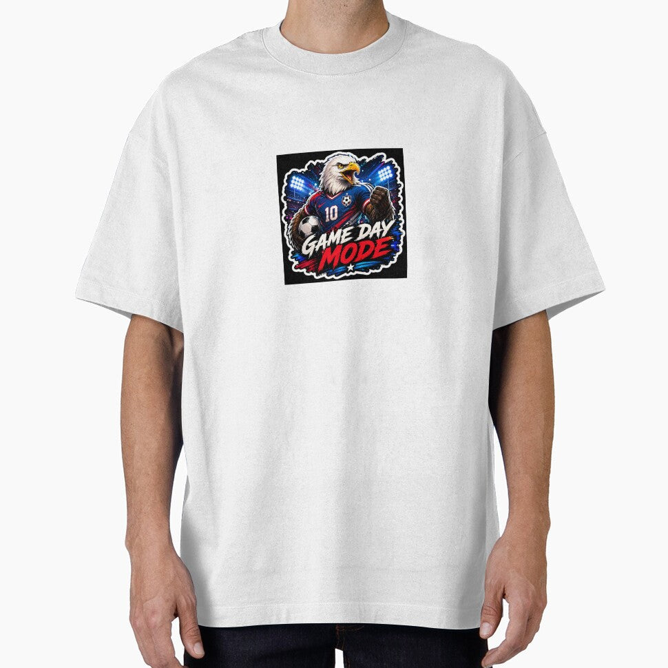 Game Day Mode Eagle Sticker | Soccer Fan Graphic | Bold Sports Design by Vierdos Unisex T-shirt, Sweatshirt, Hoodie, Long Sleeve Tee - T-Shirt, Sweatshirt, Hoodie