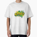 Australia Shattered Energy Football Fan Tee by jackbermess Unisex T-shirt, Sweatshirt, Hoodie, Long Sleeve Tee - T-Shirt, Sweatshirt, Hoodie