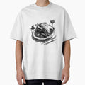 Roast Turkey Dinner  Black and White Holiday Feast Illustration by inkoutninja Unisex T-shirt, Sweatshirt, Hoodie, Long Sleeve Tee - T-Shirt, Sweatshirt, Hoodie