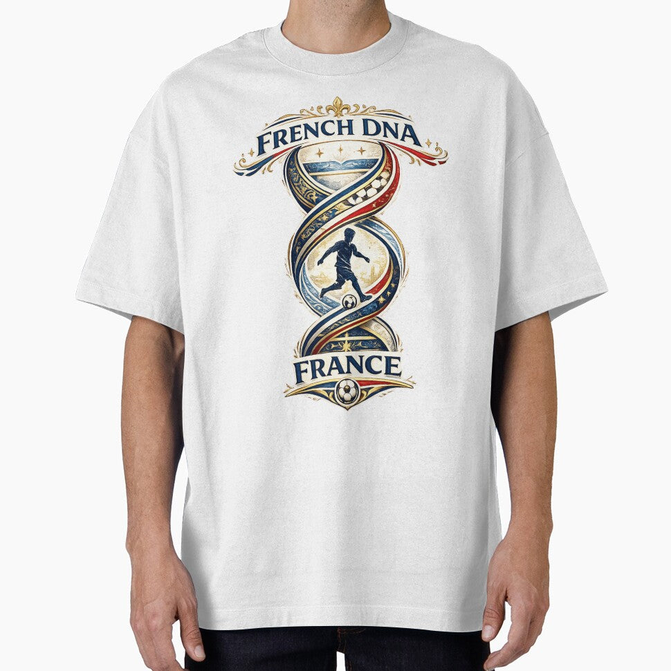 Football  French DNA T-Shirt | France Soccer Fan Design by Atlas Ink Lab Unisex T-shirt, Sweatshirt, Hoodie, Long Sleeve Tee - T-Shirt, Sweatshirt, Hoodie