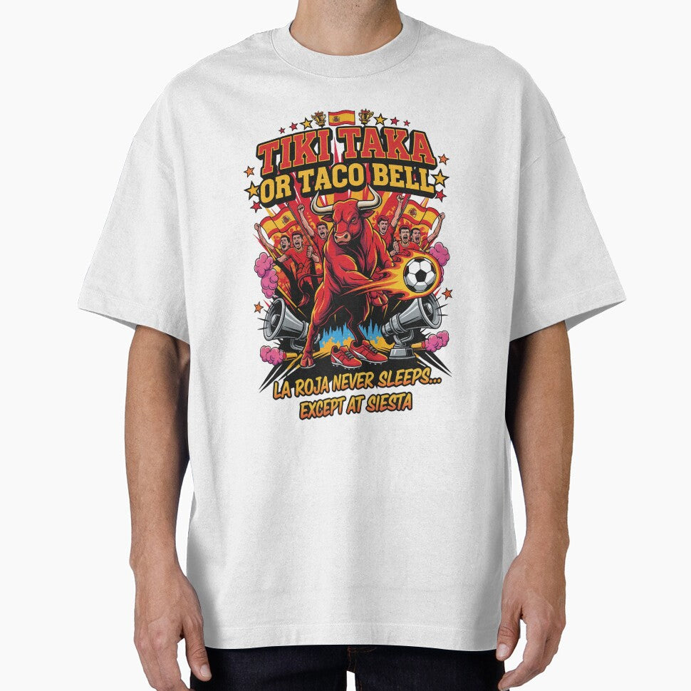 La Roja Never Sleeps Except At Siesta Football Art by Aminlazir Unisex T-shirt, Sweatshirt, Hoodie, Long Sleeve Tee - T-Shirt, Sweatshirt, Hoodie