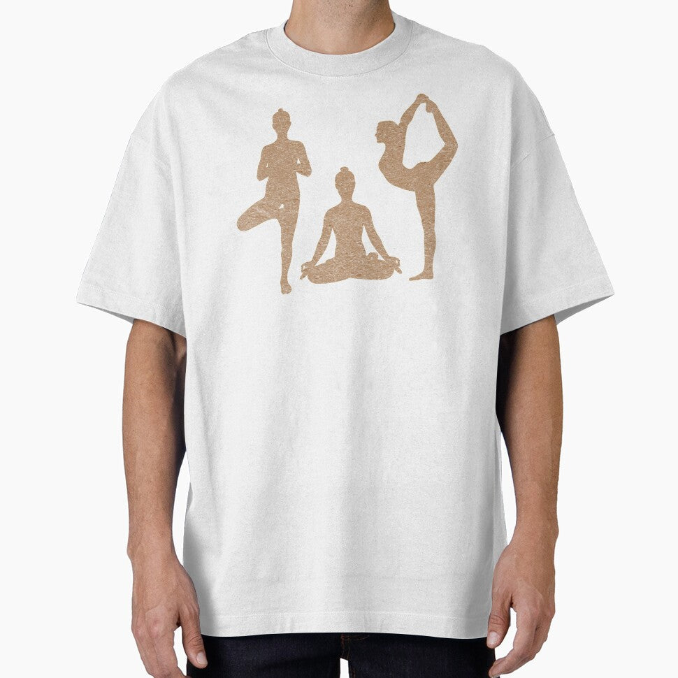 Three Yoga Poses: Tree, Lotus, and Dancer by Laanas55 Unisex T-shirt, Sweatshirt, Hoodie, Long Sleeve Tee - T-Shirt, Sweatshirt, Hoodie