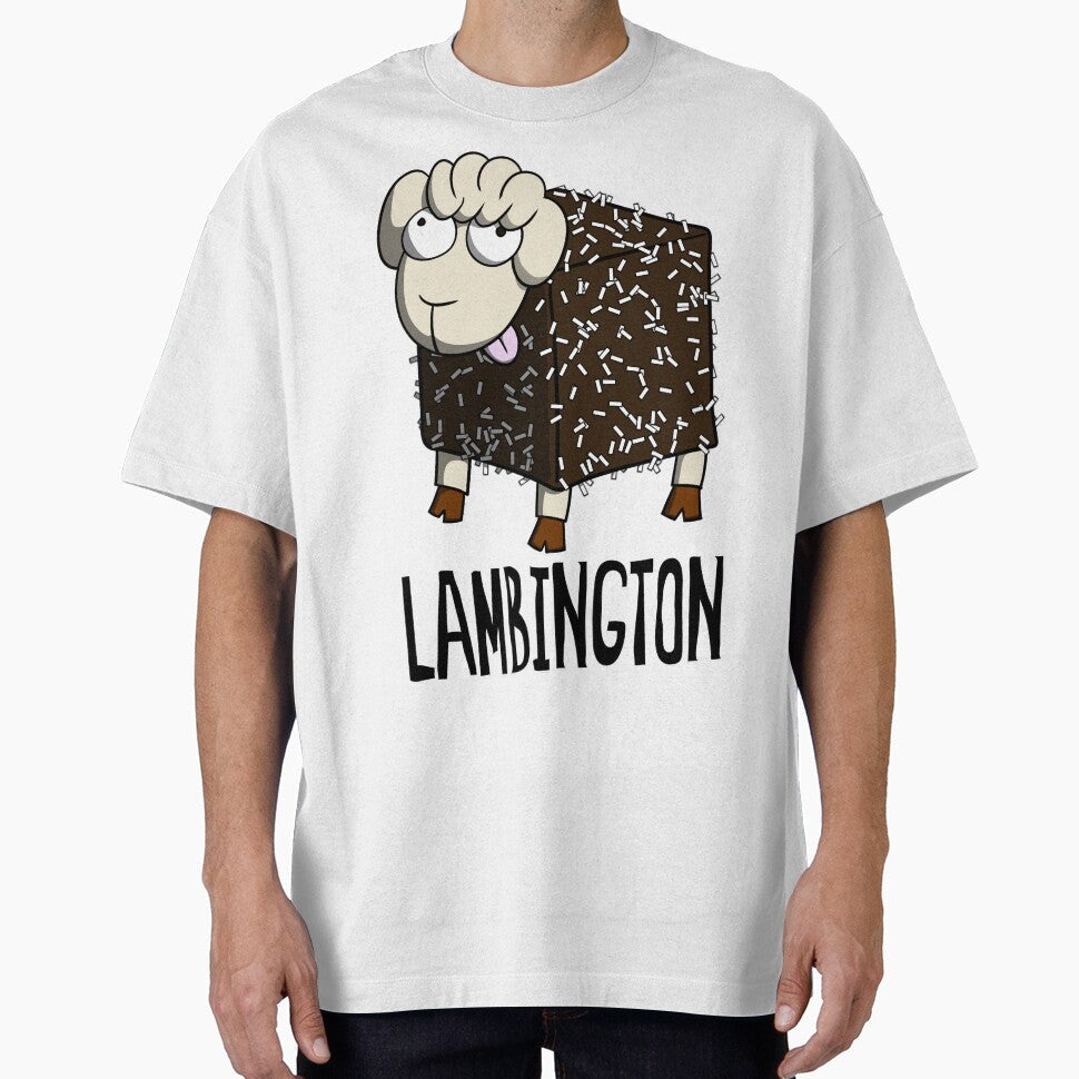 Lambington (lamb + lamington= this excellent pun!) by CJ-Cusack Unisex T-shirt, Sweatshirt, Hoodie, Long Sleeve Tee - T-Shirt, Sweatshirt, Hoodie