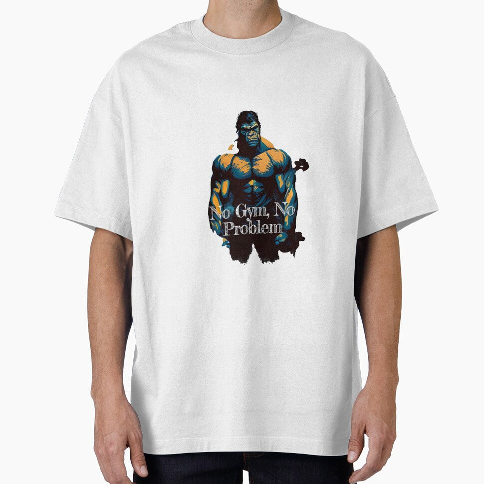 No Gym, No Problem_Bodybuilding Fitness Gym Workout Exercise Merch Print Desgin by tengamerx - T-Shirt, Sweatshirt, Hoodie