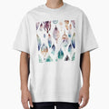 A Delicate Feather Bohemian Watercolor Print - Boho Chic Patterns by GVRDesign Unisex T-shirt, Sweatshirt, Hoodie, Long Sleeve Tee - T-Shirt, Sweatshirt, Hoodie