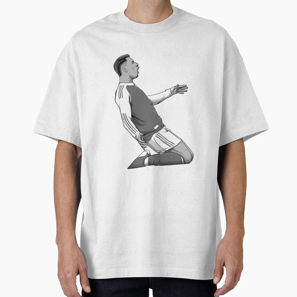 Gabriel Martinelli Black and White Version by Aldduardo Unisex T-shirt, Sweatshirt, Hoodie, Long Sleeve Tee - T-Shirt, Sweatshirt, Hoodie