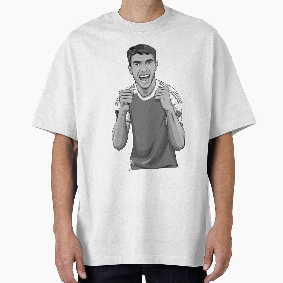 Martn Zubimendi Black and White Version by Aldduardo Unisex T-shirt, Sweatshirt, Hoodie, Long Sleeve Tee - T-Shirt, Sweatshirt, Hoodie