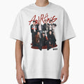 Bts Arirang Group Poster Red Accent Moamaxshop Tee Unisex T-shirt, Sweatshirt, Hoodie - T-Shirt, Sweatshirt, Hoodie
