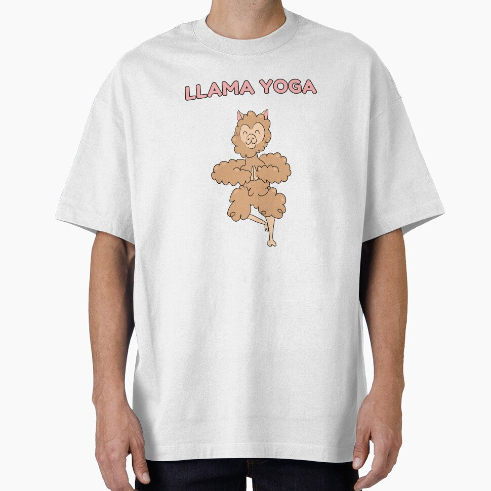 Llama Yoga by HugSomeNettles Unisex T-shirt, Sweatshirt, Hoodie, Long Sleeve Tee - T-Shirt, Sweatshirt, Hoodie