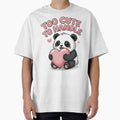 Cute Kawaii Panda by graphic-genie Unisex T-shirt, Sweatshirt, Hoodie, Long Sleeve Tee - T-Shirt, Sweatshirt, Hoodie