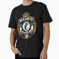 Madrid Football Crest Logo | City Pride Soccer Fan Emblem | Bear and Tree Heritage Design by TKOprintdesigns - T-Shirt, Sweatshirt, Hoodie