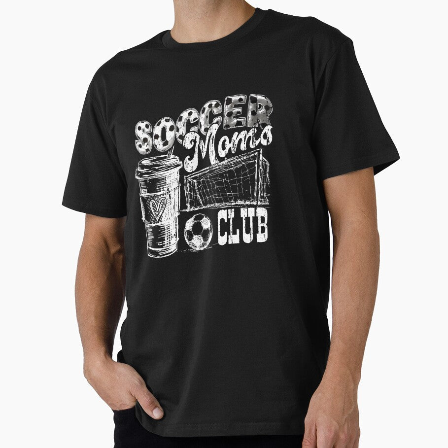 Soccer Moms Club by caruku666 Unisex T-shirt, Sweatshirt, Hoodie, Long Sleeve Tee - T-Shirt, Sweatshirt, Hoodie