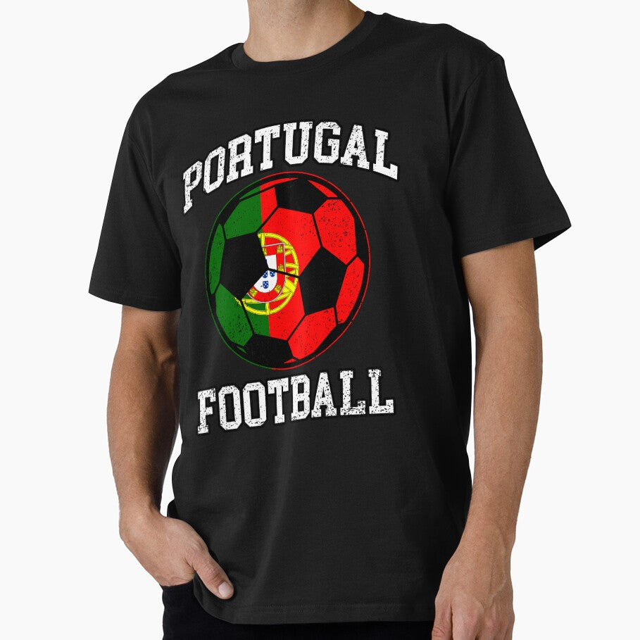 SOCCER BALL - PORTUGAL | Soccer Fans and Teams for Men and Women t-shirt by wallsandpatts Unisex T-shirt, Sweatshirt, Hoodie, Long Sleeve Tee - T-Shirt, Sweatshirt, Hoodie