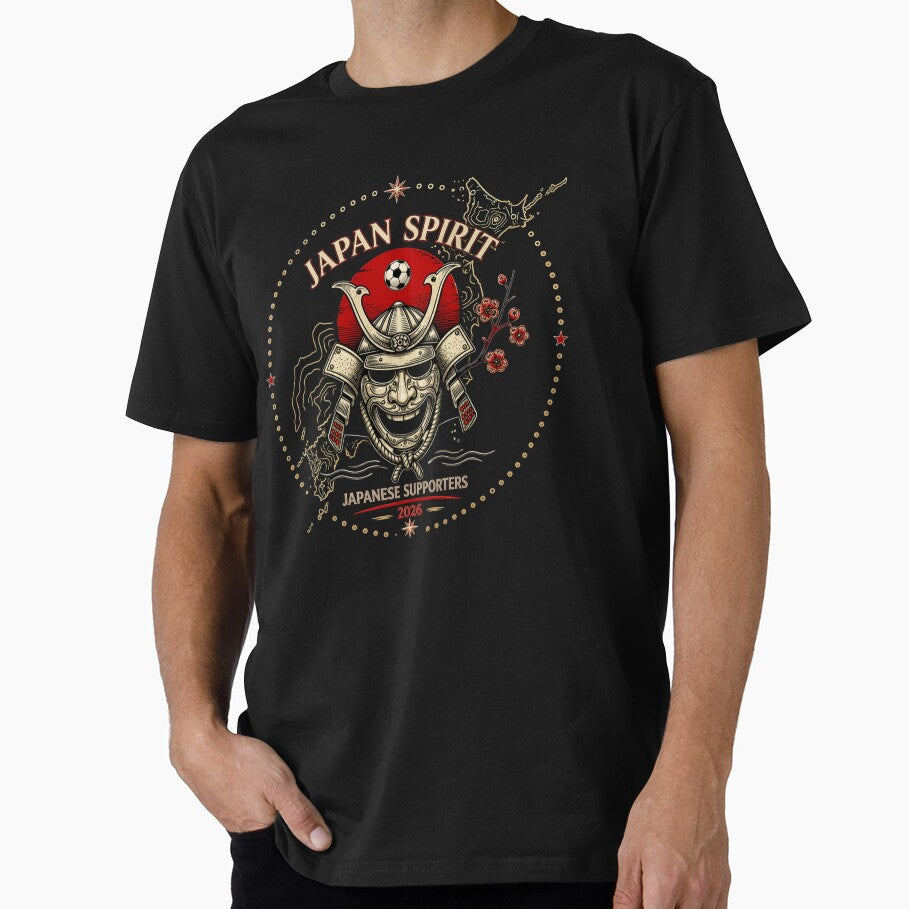 Copy of Japan Spirit Samurai Football Supporters 2026 Shirt | Japanese Soccer Fan Graphic Tee by Inner Flame Studio - T-Shirt, Sweatshirt, Hoodie