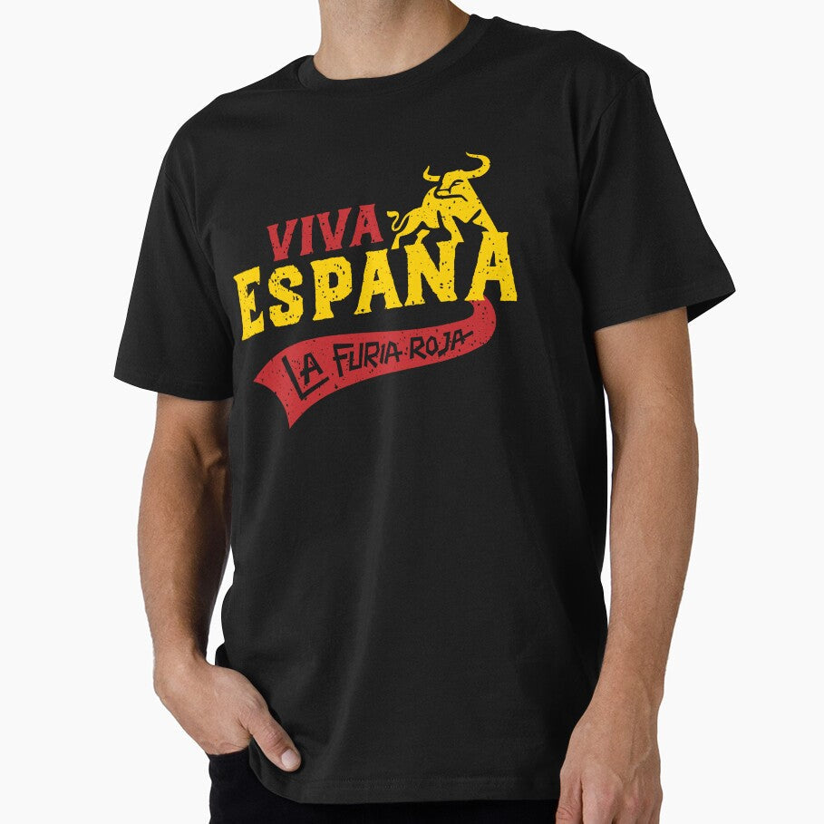 SPAIN Fan Tshirt World Cup 2022 - 01 by RB1899 Unisex T-shirt, Sweatshirt, Hoodie, Long Sleeve Tee - T-Shirt, Sweatshirt, Hoodie