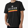 SOCCER TEAMS FLAG LINES - BELGIUM - Fans and Teams for Men and Women T-shirt by wallsandpatts - T-Shirt, Sweatshirt, Hoodie