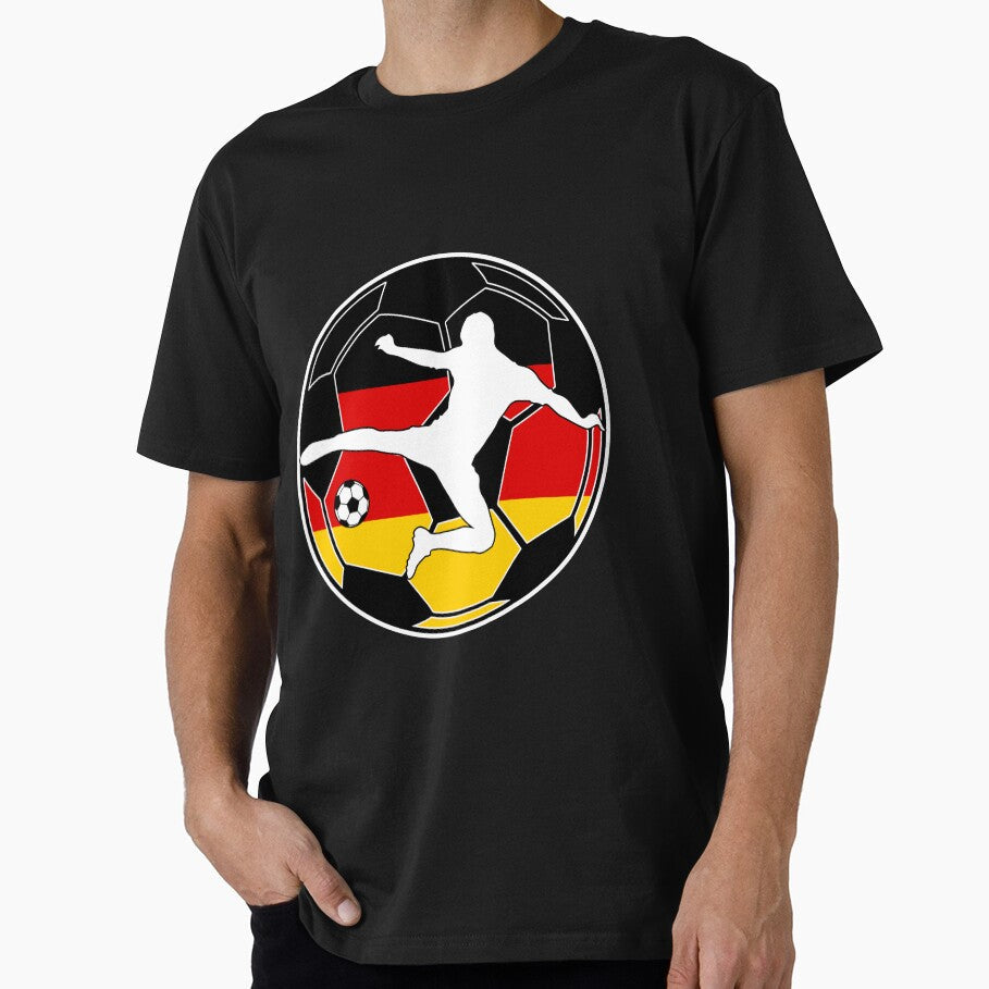 Football Action | Germany by Mahkor Unisex T-shirt, Sweatshirt, Hoodie, Long Sleeve Tee - T-Shirt, Sweatshirt, Hoodie