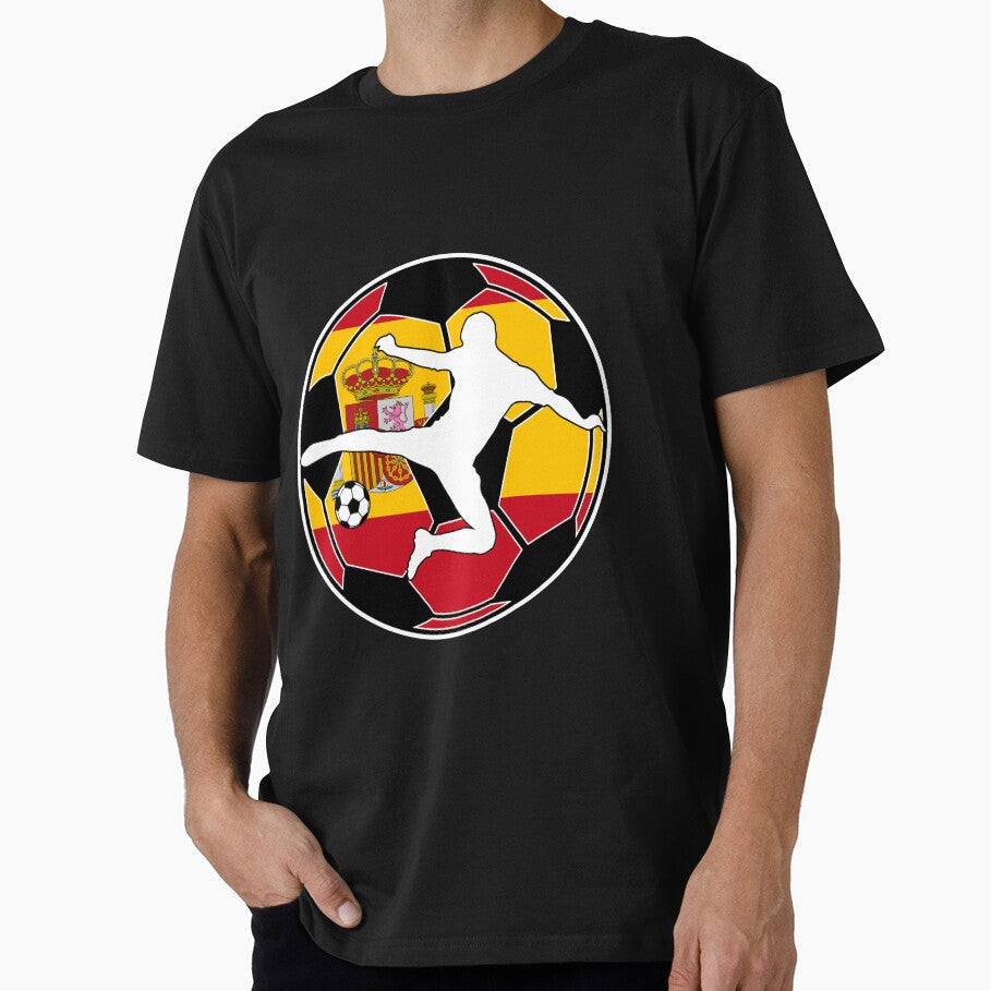 Football Action | Spain by Mahkor Unisex T-shirt, Sweatshirt, Hoodie, Long Sleeve Tee - T-Shirt, Sweatshirt, Hoodie