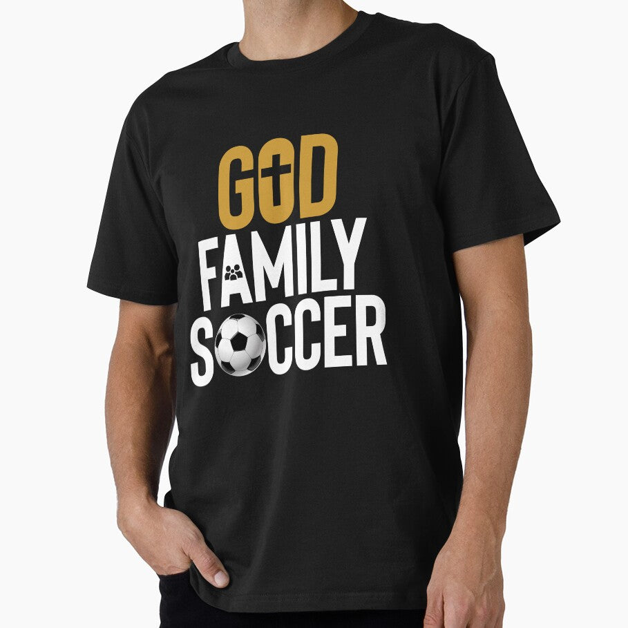 God Family Soccer by FunTeeFactory Unisex T-shirt, Sweatshirt, Hoodie, Long Sleeve Tee - T-Shirt, Sweatshirt, Hoodie