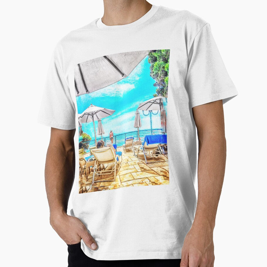 Beach View by creativesean Unisex T-shirt, Sweatshirt, Hoodie, Long Sleeve Tee - T-Shirt, Sweatshirt, Hoodie