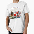 Copy of Japan Soccer Fans Samurai Sakura Vintage Design | Japan Supporters Represent 2026 Shirt by Inner Flame Studio - T-Shirt, Sweatshirt, Hoodie