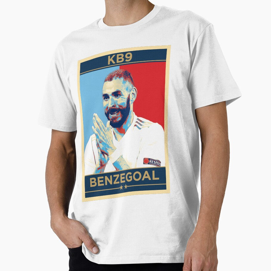 BENZEGOAL - KB9 - French Football Team - Karim Benzema Fan Art by WooW Design Effect Unisex T-shirt, Sweatshirt, Hoodie, Long Sleeve Tee - T-Shirt, Sweatshirt, Hoodie