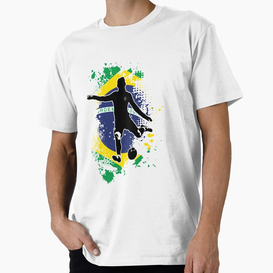 Brazil football by Apex-tees Unisex T-shirt, Sweatshirt, Hoodie, Long Sleeve Tee - T-Shirt, Sweatshirt, Hoodie