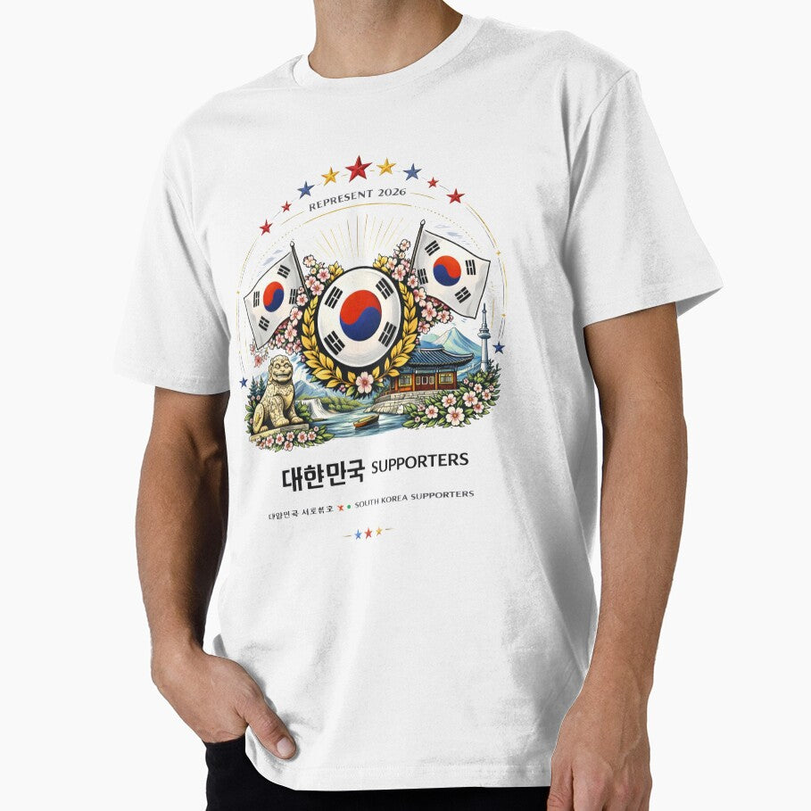Korea art 2026  Taegeuk Blossom Football Crest by Inner Flame Studio Unisex T-shirt, Sweatshirt, Hoodie, Long Sleeve Tee - T-Shirt, Sweatshirt, Hoodie