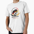 Germany Football Color Punch Ultra Modern Minimal Soccer Design by TKOprintdesigns Unisex T-shirt, Sweatshirt, Hoodie, Long Sleeve Tee - T-Shirt, Sweatshirt, Hoodie