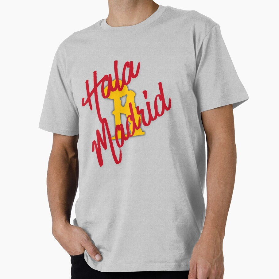 Hala Madrid - Spanish Football Heritage & Passion Design by positivitymed Unisex T-shirt, Sweatshirt, Hoodie, Long Sleeve Tee - T-Shirt, Sweatshirt, Hoodie