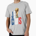 France Soccer I Believe Trophy  French Football Fan with Championship Cup Design by paulo silveira - T-Shirt, Sweatshirt, Hoodie
