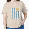 Uruguayan Flag Shirt Uruguay Flag T shirt Wavy Retro Design by cgocgy Unisex T-shirt, Sweatshirt, Hoodie, Long Sleeve Tee - T-Shirt, Sweatshirt, Hoodie