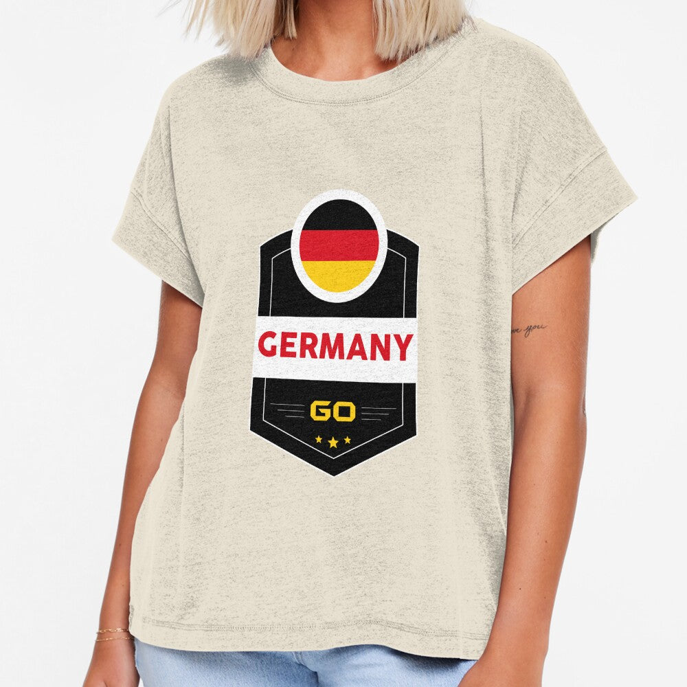 GERMANY FLAG SHIELD by MarkMotta Unisex T-shirt, Sweatshirt, Hoodie, Long Sleeve Tee - T-Shirt, Sweatshirt, Hoodie