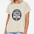 Proud Soccer Mom by EastEndTownie Unisex T-shirt, Sweatshirt, Hoodie, Long Sleeve Tee - T-Shirt, Sweatshirt, Hoodie