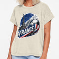 France Football Sticker for Fans Who Love Iconic Football Culture | Minimal Soccer Design by shlepyart - T-Shirt, Sweatshirt, Hoodie