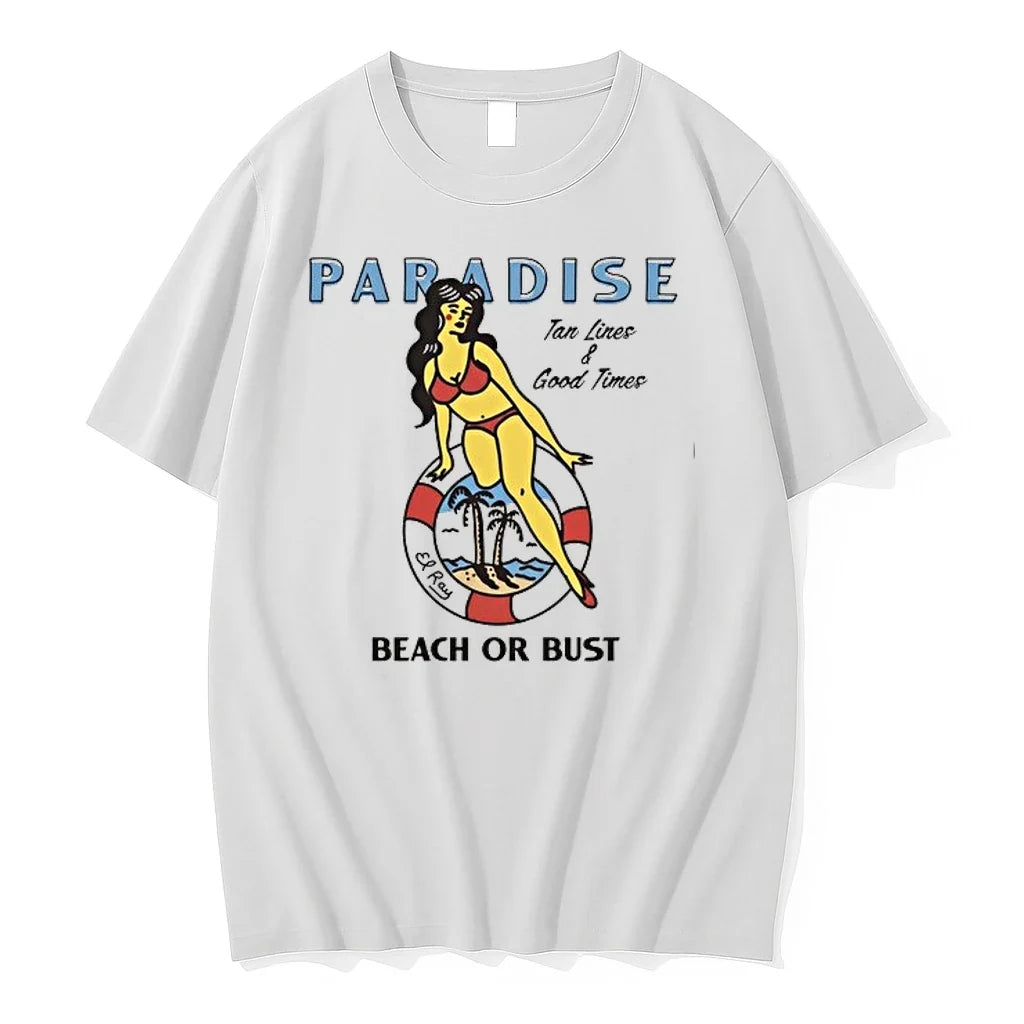 Summer Paradise Tan Lines And Good Times Beach Or Bust 0 Tshirts Sweater Unisex T-shirt, Sweatshirt, Hoodie, Long Sleeve Tee - T-Shirt, Sweatshirt, Hoodie
