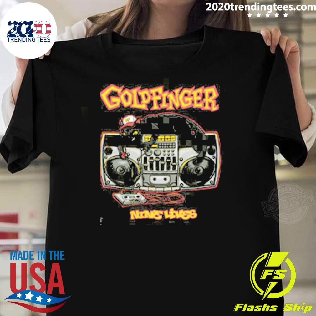 Goldfinger Cat Dj 2026 Shirt Unisex T-shirt, Sweatshirt, Hoodie, Long Sleeve Tee - T-Shirt, Sweatshirt, Hoodie